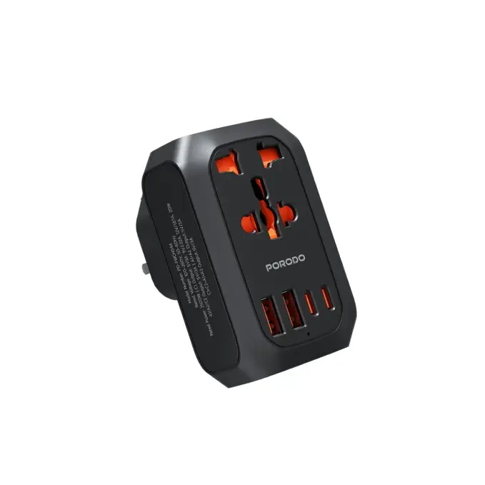 Porodo Universal AC Adapter Multi-Device Charging (PD-FWCH044EU-BK)